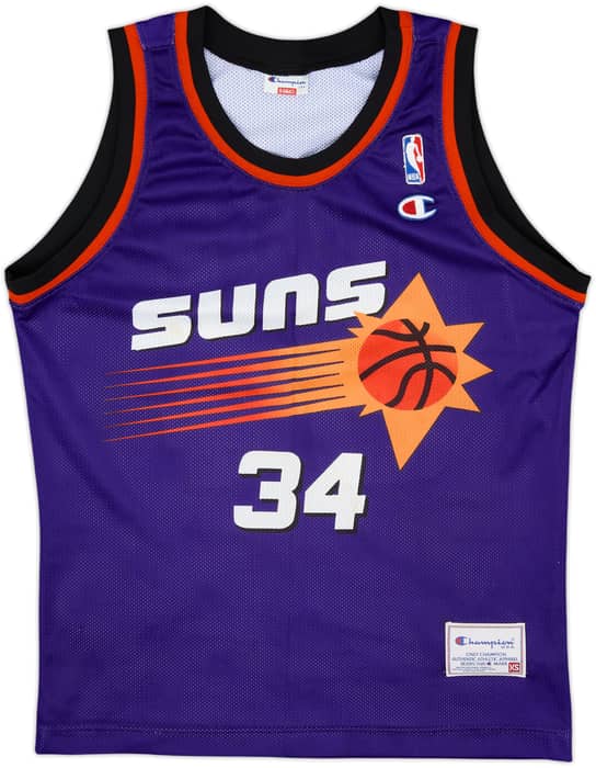 1992-96 Phoenix Suns Barkley #34 Champion Away Jersey - 7/10 - (XS)