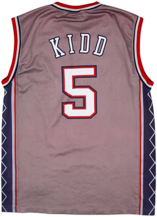 2001-05 New Jersey Nets Kidd #5 Champion Alternate Jersey - 9/10 - (L)