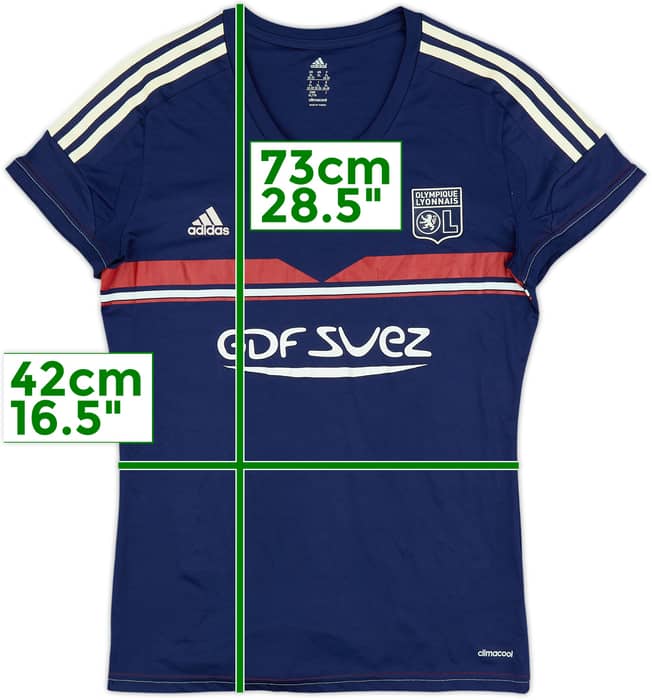 2013-14 Lyon Third Shirt - 8/10 - (Women's XL)