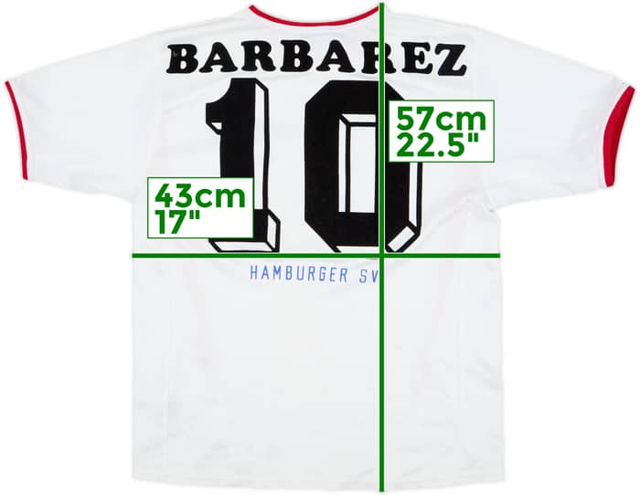 2002-03 Hamburg Home Shirt Barbarez #10 - 5/10 - (M.Boys)