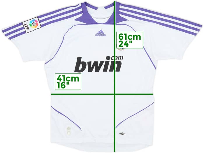 2007-08 Real Madrid 'Campeones' Home Shirt - 6/10 - (M.Boys)