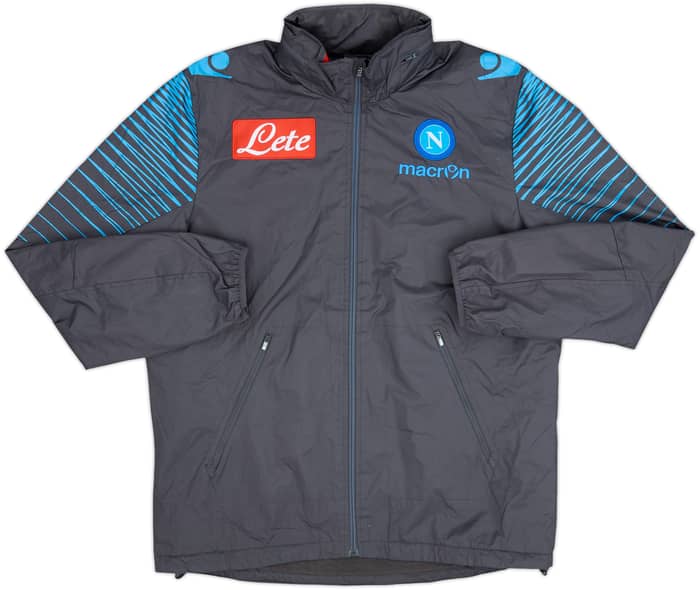 2013-14 Napoli Macron Track Jacket - 8/10 - (XL)