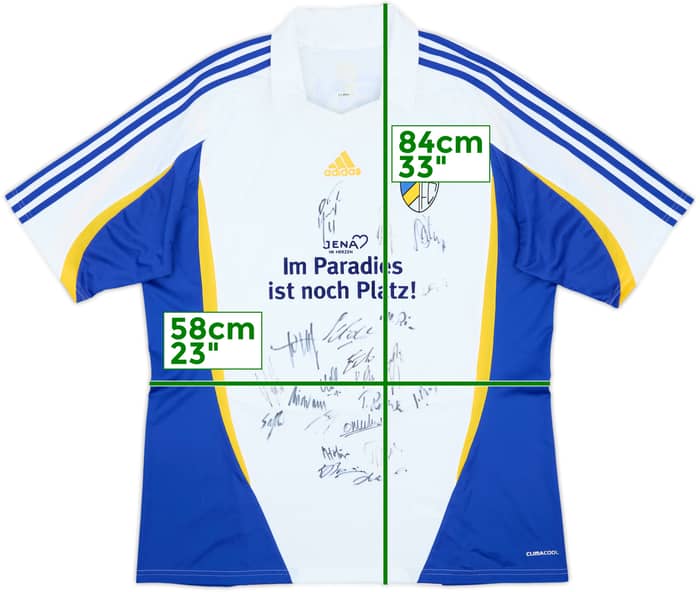 2009-10 Carl Zeiss Jena Signed Away Shirt - 7/10 - (XXL)