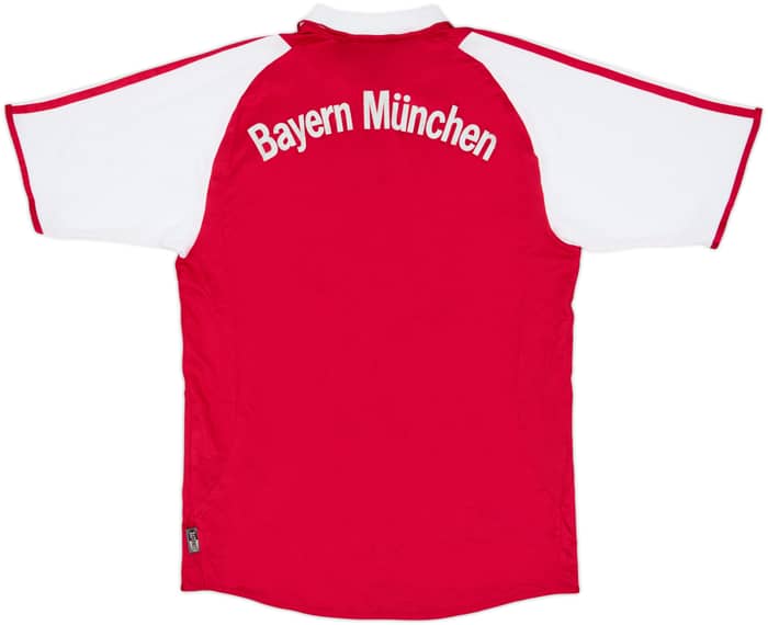 2003-04 Bayern Munich Squad Signed Home Shirt - 6/10 - (S)