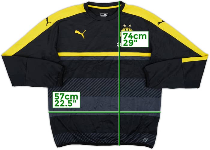 2014-15 Borussia Dortmund Puma Sweat Top - 8/10 - (XL)