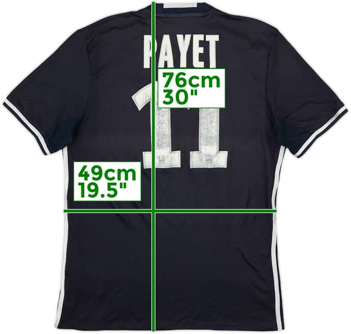 2016-17 Olympique Marseille Away Shirt Payet #11 - 4/10 - (M)