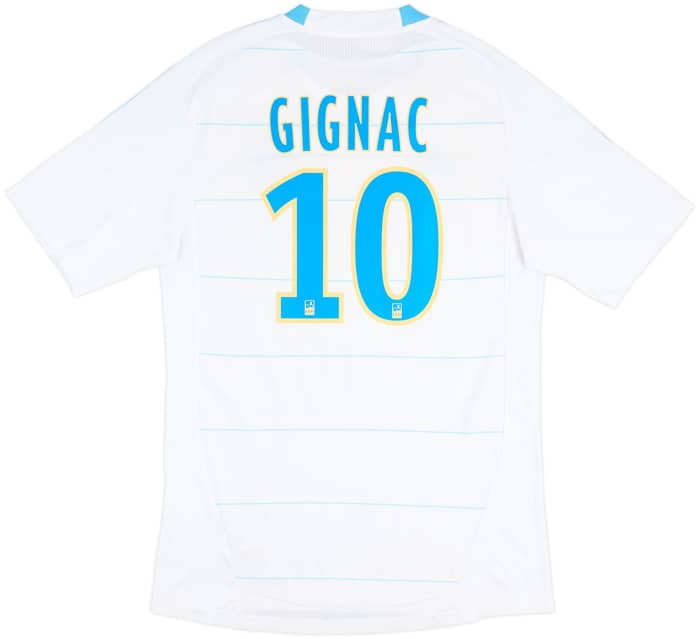 2010-11 Olympique Marseille Home Shirt Gignac #10 - 5/10 - (M)