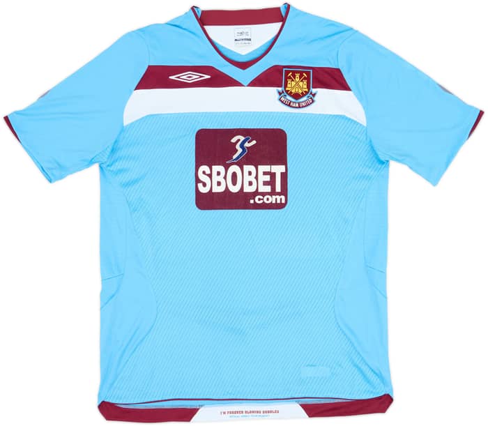 2008-09 West Ham Away Shirt Noble #16 - 8/10 - (L)