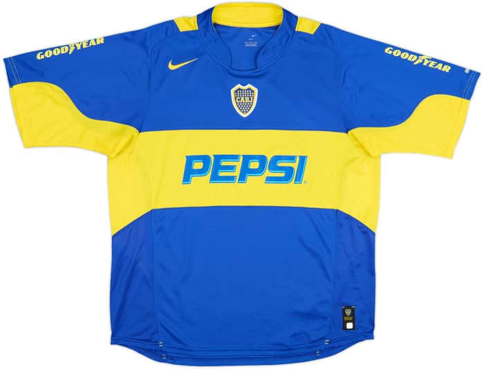 2004-05 Boca Juniors Home Shirt #7 - 9/10 - (XL)