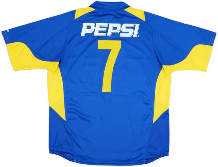 2004-05 Boca Juniors Home Shirt #7 - 9/10 - (XL)