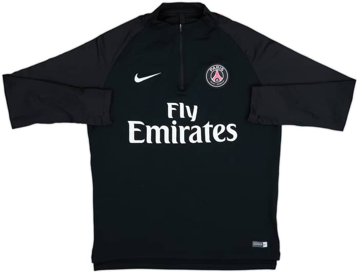 2018-19 Paris Saint-Germain Nike 1/4 Zip Drill Top - 8/10 - (L)