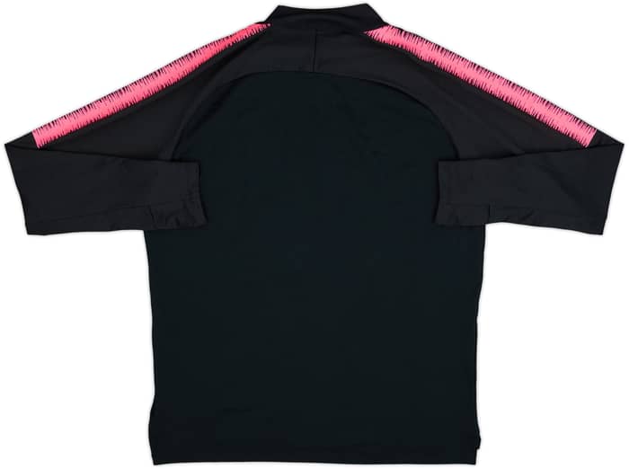2018-19 Paris Saint-Germain Nike 1/4 Zip Drill Top - 8/10 - (L)