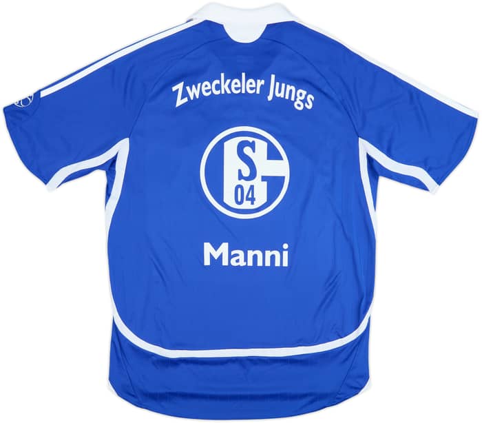 2007-08 Schalke Home Shirt Manni - 4/10 - (L)