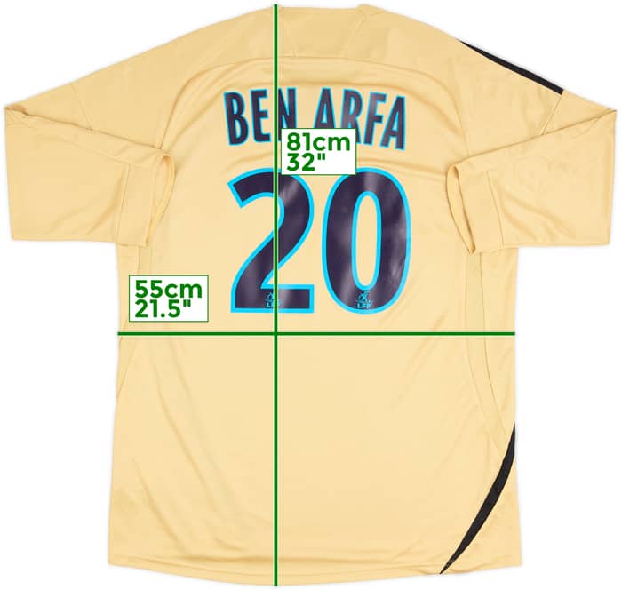 2008-09 Olympique Marseille Third Shirt Ben Arfa #20 - 8/10 - (L)