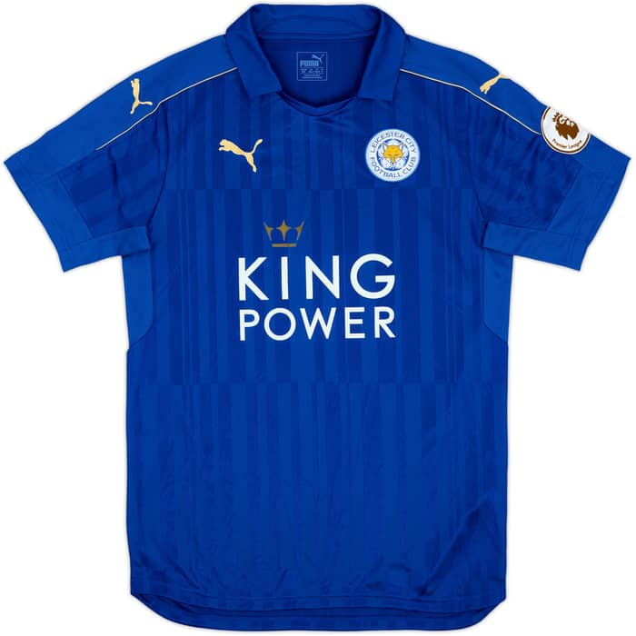 2016-17 Leicester Home Shirt Vardy #9 - 6/10 - (M)