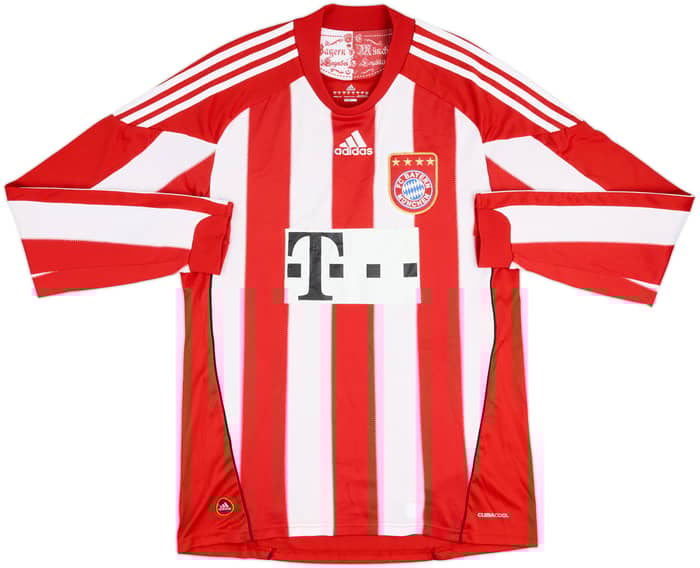 2010-11 Bayern Munich Home L/S Shirt Robben #10 - 6/10 - (M)
