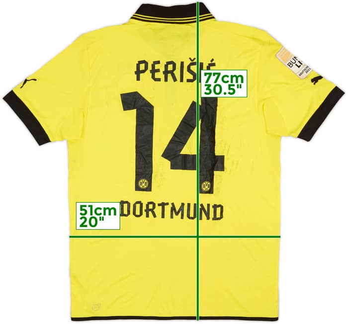 2012-13 Borussia Dortmund Home Shirt Perisic #14 - 4/10 - (L)