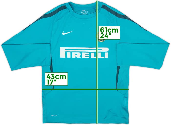 2011-12 Inter Milan Nike Training L/S Shirt - 6/10 - (L.Boys)