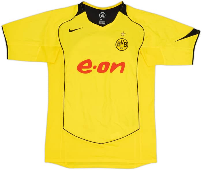 2004-05 Borussia Dortmund Home Shirt Ewerthon #12 - 8/10 - (XL.Boys)