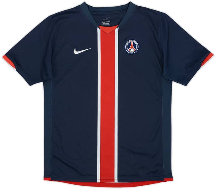 2006-07 Paris Saint-Germain Home Shirt - 7/10 - (L.Boys)
