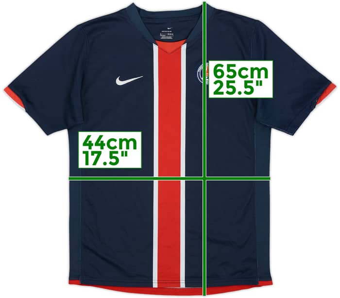 2006-07 Paris Saint-Germain Home Shirt - 7/10 - (L.Boys)