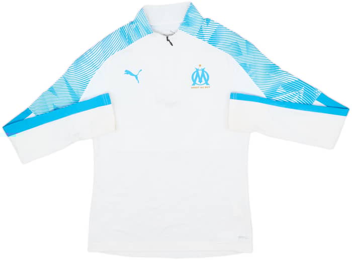 2019-20 Olympique Marseille Puma 1/4 Zip Drill Top - 7/10 - (XS)