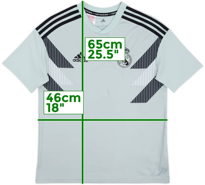 2018-19 Real Madrid adidas Training Shirt - 7/10 - (L.Boys)