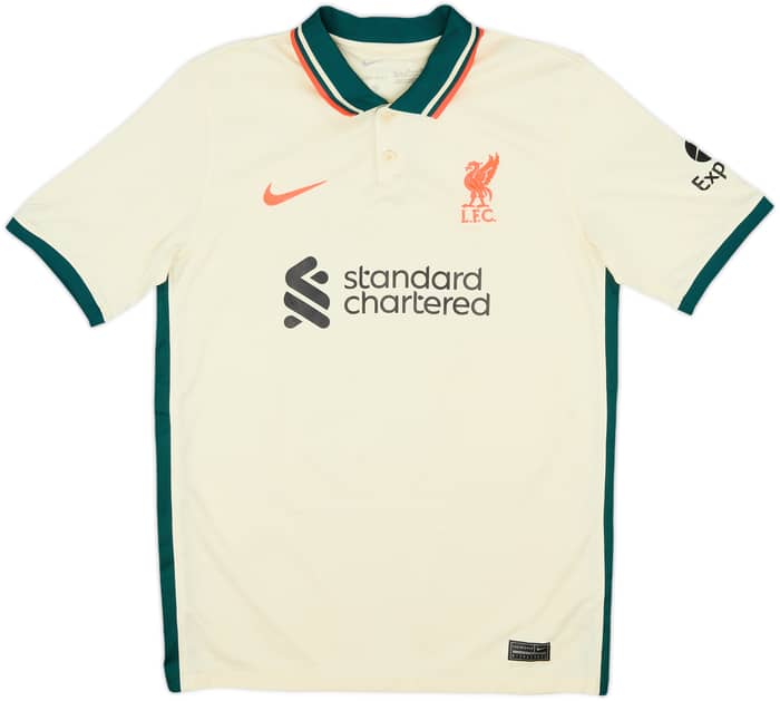 2021-22 Liverpool Away Shirt M.Salah #11 - 6/10 - (XL.Boys)