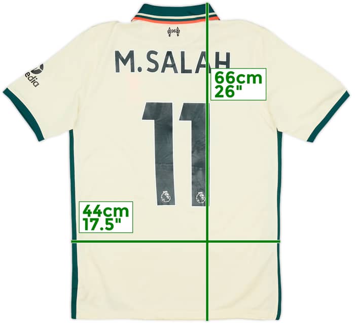 2021-22 Liverpool Away Shirt M.Salah #11 - 6/10 - (XL.Boys)