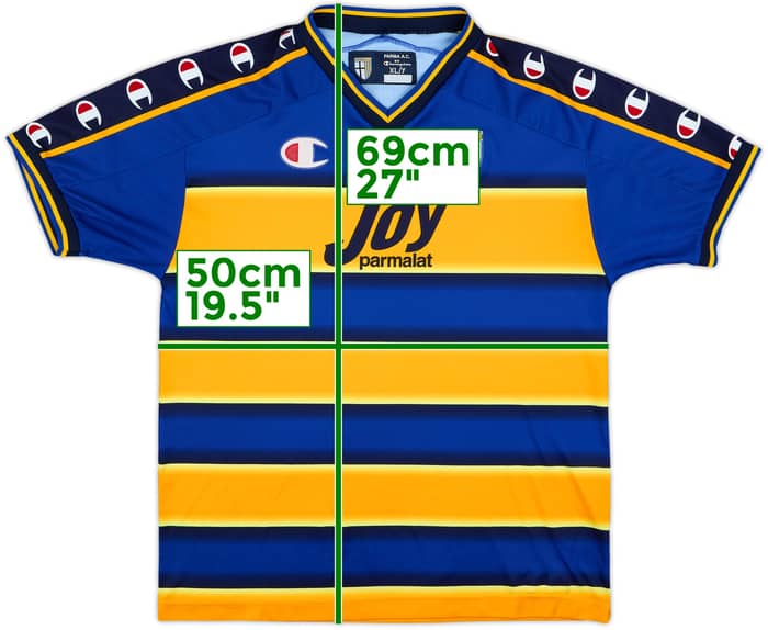 2001-02 Parma Home Shirt - 8/10 - (Y)
