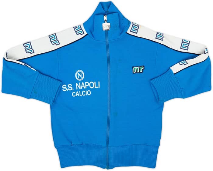 1986-87 Napoli Ennerre Track Jacket - 6/10 - (5-6 Years)