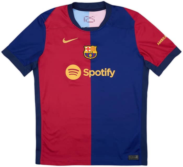 2024-25 Barcelona Home Shirt - 8/10 - (XL.Boys)