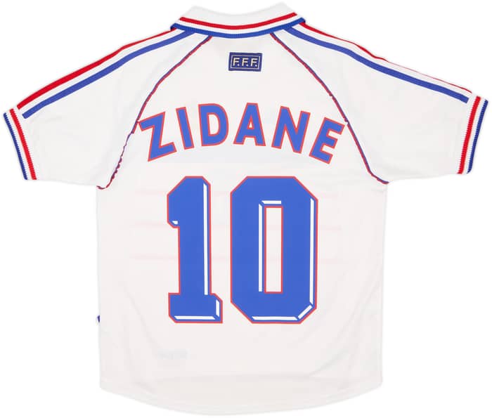 1998 France Away Shirt Zidane #10 - 6/10 - (Y)