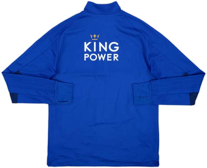 2018-19 Leicester City Staff Issue adidas 1/4 Zip Drill Top - 8/10 - (L.Boys)