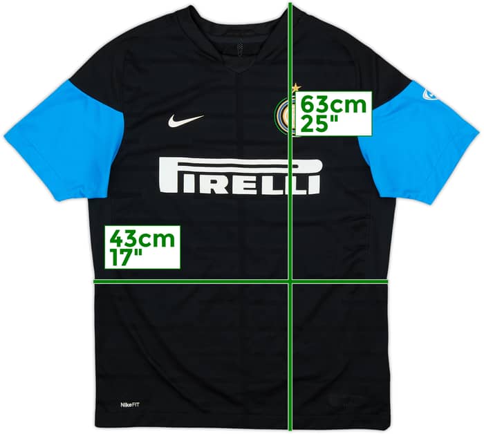 2009-10 Inter Milan Nike Training Shirt - 8/10 - (XL.Boys)
