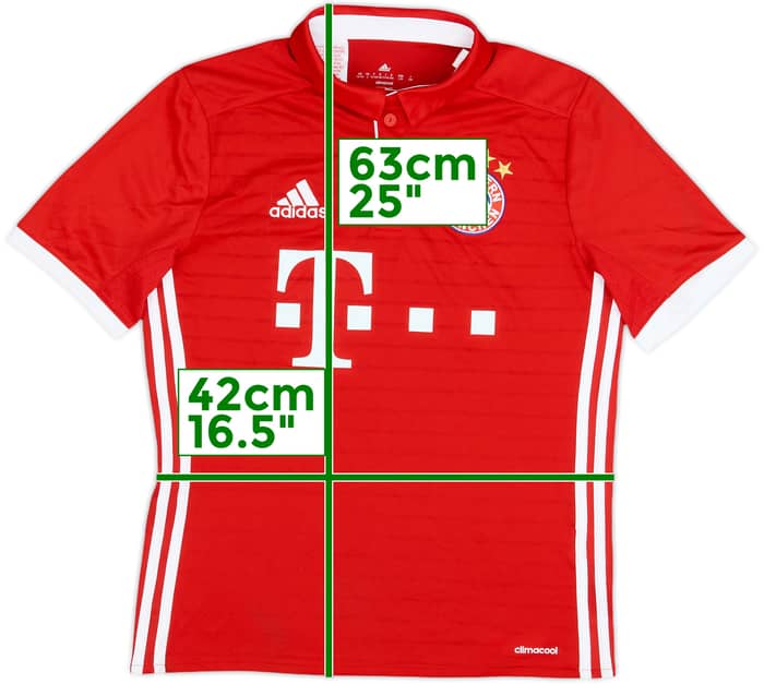 2016-17 Bayern Munich Home Shirt - 10/10 - (L.Boys)