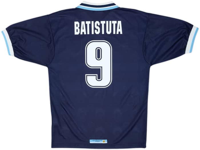 Camiseta de visitante de Argentina 1999-01 Batistuta #9 - 8/10 - (S)