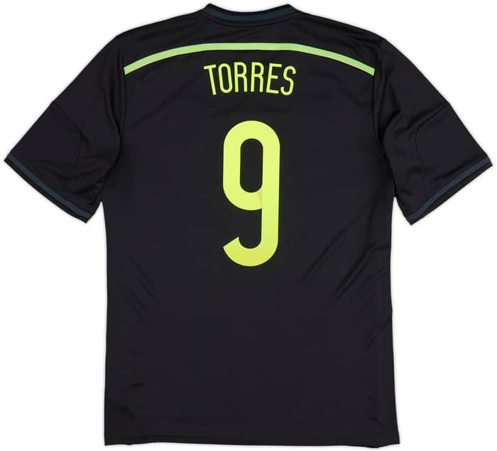 2013-15 Spain Away Shirt Torres #9 - 10/10 - (L)