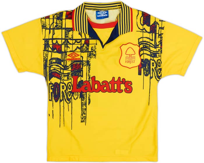 1995-97 Nottingham Forest Away Shirt Pearce #3 - 9/10 - (Y)