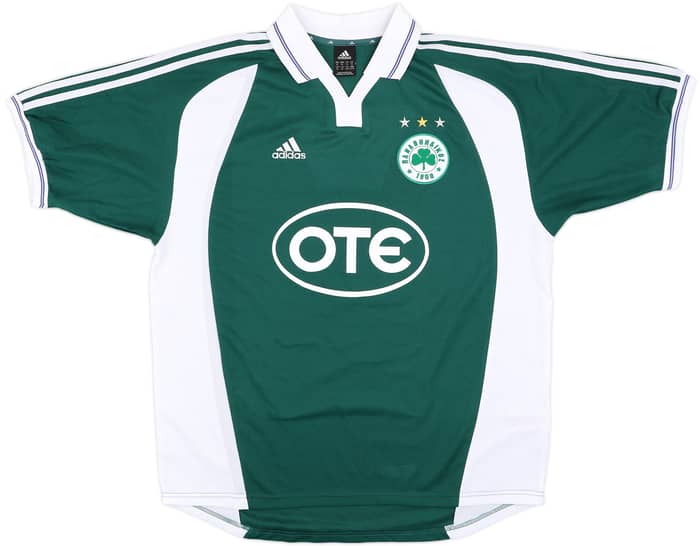 2002-03 Panathinaikos Home Shirt Liberopoulos #21 - 8/10 - (XL)