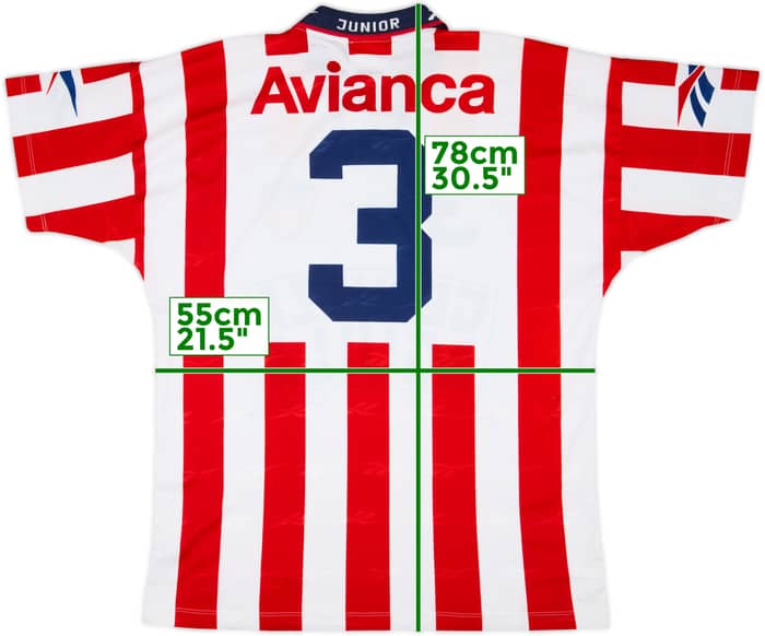 1996-97 Club Junior Home Shirt #3 - 8/10 - (XL)