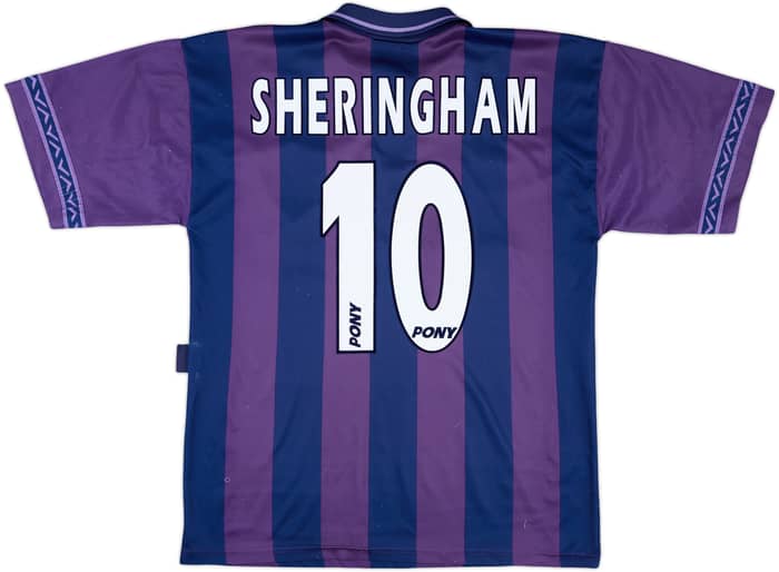 1995-97 Tottenham Away Shirt Sheringham #10 - 7/10 - (L)
