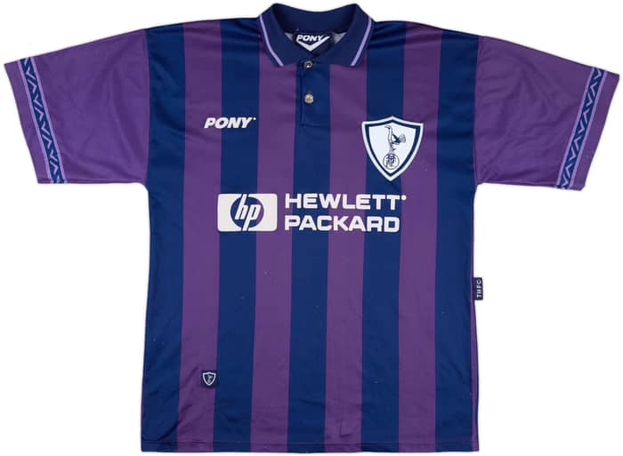 1995-97 Tottenham Away Shirt Sheringham #10 - 7/10 - (L)