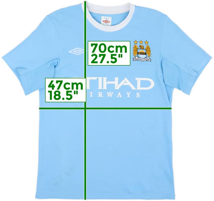 2009-10 Manchester City Home Shirt Kompany #33 - 6/10 - (S)