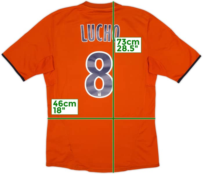 2011-12 Olympique de Marsella Tercera Camiseta Lucho #8 - 7/10 - (M)