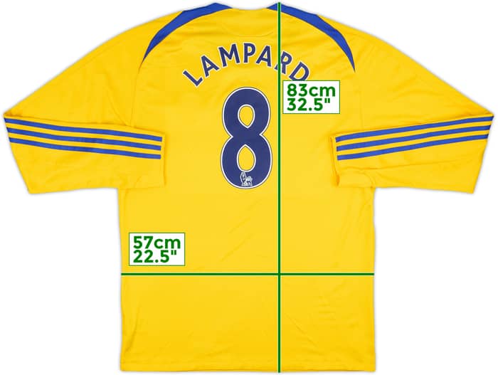 2008-09 Chelsea Third L/S Shirt Lampard #8 - 7/10 - (XXL)