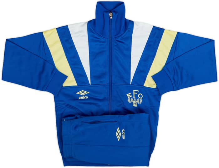 1988-90 Everton Umbro Tracksuit - 8/10 - (M.Boys)