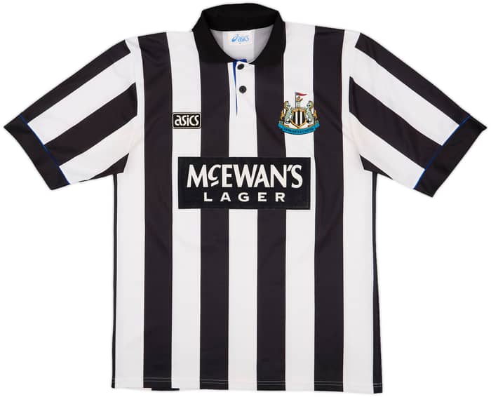 1993-95 Newcastle Home Shirt Cole #9 - 9/10 - (L)