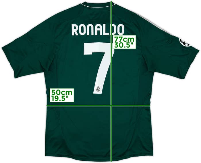 Camiseta de la tercera equipación del Real Madrid CL 2012-13 Ronaldo #7 - 5/10 - (L)