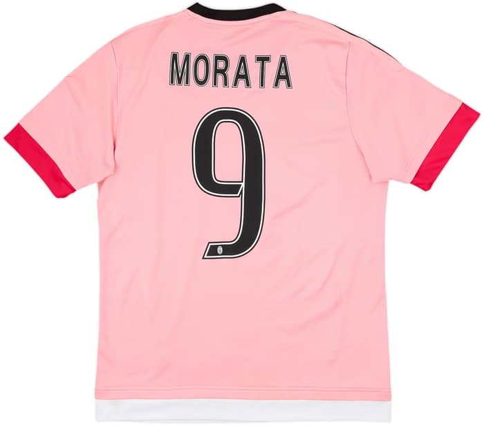 2015-16 Juventus Away Shirt Morata #9 - 8/10 - (M)